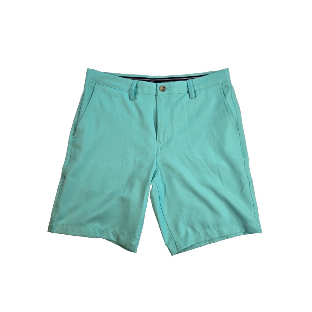 Mens Vineyard Vines Links Golf Shorts Size 32 Seafoam Blue/Green 32x8.5